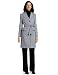 Evan Picone Women's Houndstooth Trench Pant Suit, Black Multi, 18