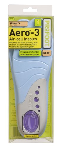 Profoot Care Aero-3 Air-cell Insoles, Women's, 1 Pair (Pack of 2) On Sale