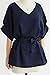 QZUnique Women's Plus-Size Fashional Slim-Fit Blouse
