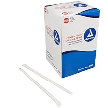 Dynarex Flex Straw 7, 3/4 Inches, 400 Count (Pack of 25)