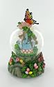 Musical Butterfly Garden Flower Snow Globe Water Ball
