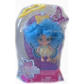 Barbie Mariposa Flutterpixies Blue and Yellow Doll with Wings by 