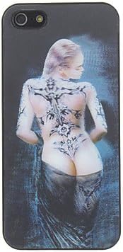 Suravit Sale @3D Tattoo Lady Pattern Hard Case For iPhone 5/5S