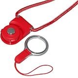 Amzer Detachable Phone Neck Lanyard - Red