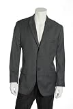 Alfani Grey Pin Stripe Twill Single Breast 2 Button Sport Coat