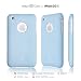 elago S3SF Case for iPhone 3G/3GS (Soft Feeling)-Pastel Blue + Universal Dock Adapter included