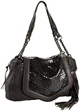 Nanette Lepore Handbags Contrast Mesh Flap Satchel