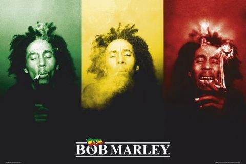 1art1 41131 Bob Marley - Fahne Poster 91 x 61 cm Preisvergleich