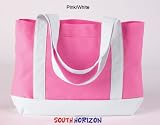 Contrast Handle Tote Bag by Harriton (Style# M915)