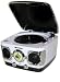 Studebaker 3-Speed Black/White Turntable with AM/FM Tuner - SB6053