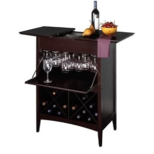 Contemporary Wine Storage Butler Rack by