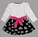 Girl Dress Long-sleeved Dress Lace Butterfly Belt,white£¬4y