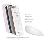 Nintendo Wii FlexiSkin - The Soft Low-Profile Case (Remote and Nunchuk (Jet ....