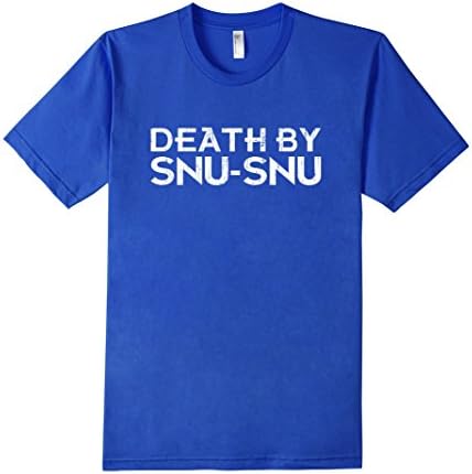 Men's Death By Snu Snu T shirt Medium Royal Blue
