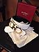 Salvatore Ferragamo Black/White Reversible Big Gold Buckle Belt