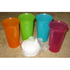 Tupperware Kids Bell Tumbler Set 10 Oz with Seals by Tupperware