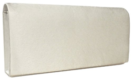 Produkt-Bild: Satin Clutch Brauttasche, Creme