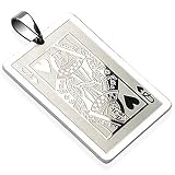 316L Surgical Steel Queen of Heart Pendant