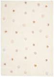 White Dots Carousel Cotton 30"x50" Rug with Free Shipping!