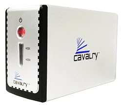 Cavalry Storage CADB-U32 Series 2 TB USB 2-bay JBOD Personal Disk Array CADB002U32