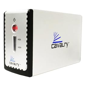 Cavalry Storage CADB-U32 Series 1 TB USB 2-bay JBOD Personal Disk Array CADB001U32