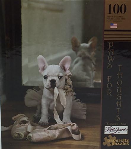 Lisa Jane Paws For Thoughts "Dancer Dog" 100 pc Jigsaw Puzzle- 9" x 12"- Ages 6+