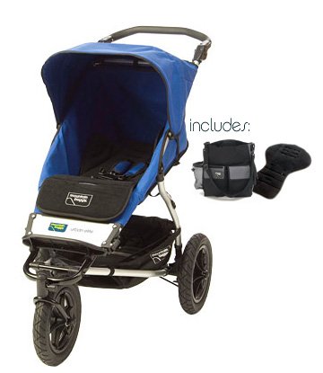 SALE 2008 Mountain Buggy Urban Double - Red Dot