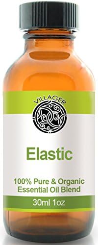 #1 STRETCH MARK REMOVAL Remedy (Large 1oz) 100% Natural Organic Blend "ELASTIC" is the BEST Serum of Essential Oils to Fade & Remove Stretch Marks (Striae), Cellulite Marks, Pregnancy Marks, while it Tone Skin, Skin scars, Smooth Out Wrinkles, and Regenerate the Skin.