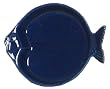 Blue Fish Ceramic Pottery Mahi Small Ramekin Set of Six 5" x 3 3/4" x 3/4"