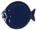 Blue Fish Ceramic Pottery Mahi Small Ramekin Set of Six 5" x 3 3/4" x 3/4"