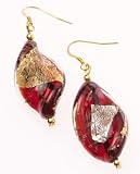 Micael artistic jewellery from Murano, genuine Murano glass,
Earring 
