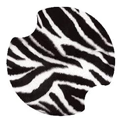 Zebra Print Carsters, Coasters for Your Car