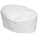 San Jamar H002 QC2000 Poly Cotton Blend Pill Box Hat, 2X-Large, White