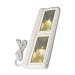 Westek UC220HB 16-Inch Plug-In 70-Watt Halogen Under Cabinet Light, White