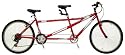 Pacific Dualie Tandem Bike (26-Inch Wheels, Red)