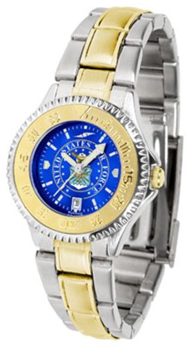 U.S. Air Force MILITARY Womens Two-Tone Anochrome Watch