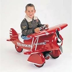 RED BARON PEDAL BI-PLANE by Air Flow Collectibles