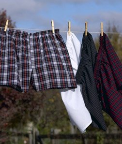 Woven Plaid Boxers