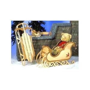 Decorative Sleigh and Sled Plan (Woodworking Project Paper Plan)