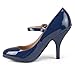 Journee Collection Womens Patent Round Toe Mary Jane Pumps