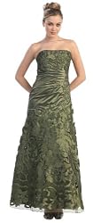 Strapless Formal Prom Dress JR Long Gown #2553
