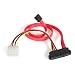 StarTech 18-Inch SAS 29 Pin to SATA Cable with LP4 Power (SAS729PW18)