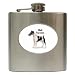 Rat Terrier Hip Flask (6 oz)