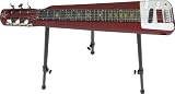 Rogue EA-3 Lap Steel Guitar with Stand and Gig Bag, Metallic Black