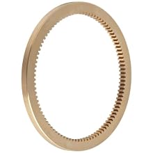 Boston Gear G680 Internal Gear, 14.5 Degree Pressure Angle, 24 Pitch, 96 Teeth, Brass
