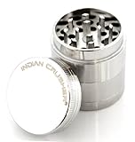 Indian Crusher 1.6 Inch Zinc 4 Piece Tobacco Spice Herb Grinder