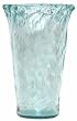 Clear Spanish Glass Large Round Vase 12"H 8"D