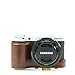 MegaGear Ever Ready Protective Leather Camera Case, Bag for Samsung NX500 with 16-50 mm Compact System Camera (Dark Brown) (Model: MG543)