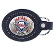 Philadelphia Phillies Large Leather/Pewter Key Ring - MLB Baseball Fan Shop Sports Team Merchandise