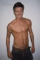 David Beckham (Shirt Off, Tattoos) Sports Poster Print - 24" X 36"